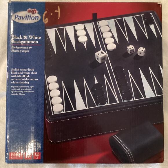 Backgammon New in Open Box by Pavilion & Toys R Us.  All pieces included. - Picture 1 of 2
